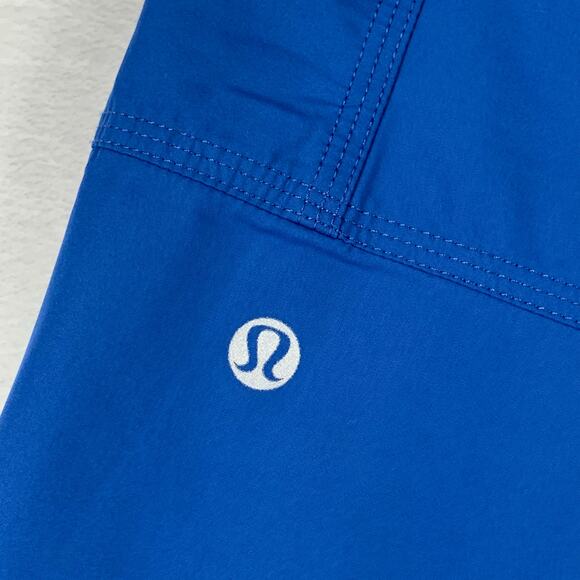 Lululemon Run Dog Runner Pant Womens 8 Limitless Blue Rulu Lined Stretch Glyde - Picture 5 of 14